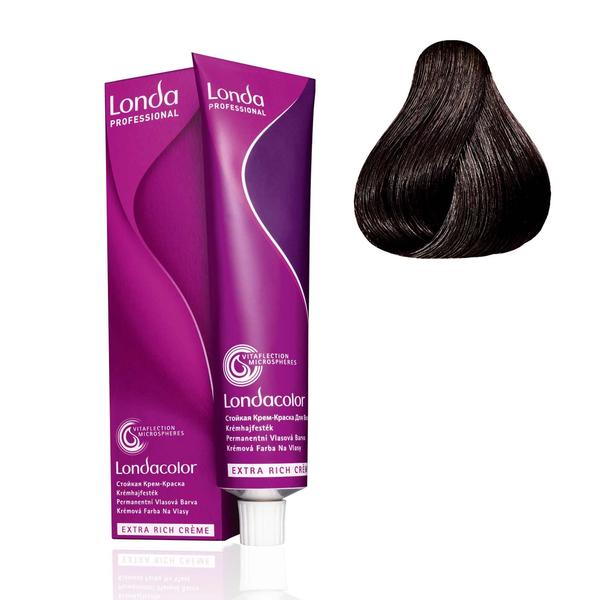 Vopsea Permanenta - Londa Professional nuanta 4/07 castaniu mediu natural maro Vopsea Permanenta - Londa Professional nuanta 4/07 castaniu mediu natural maro
