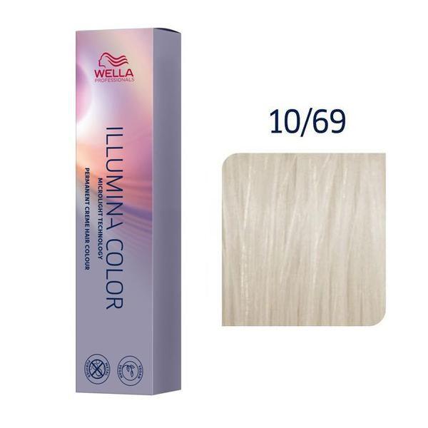 Vopsea Permanenta - Wella Professionals Illumina Color Nuanta 10/69 blond luminos deschis violet perlat Vopsea Permanenta - Wella Professionals Illumina Color Nuanta 10/69 blond luminos deschis violet perlat