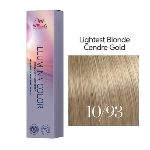 Vopsea Permanenta - Wella Professionals Illumina Color Nuanta 10/93 blond luminos deschis perlat auriu Vopsea Permanenta - Wella Professionals Illumina Color Nuanta 10/93 blond luminos deschis perlat auriu
