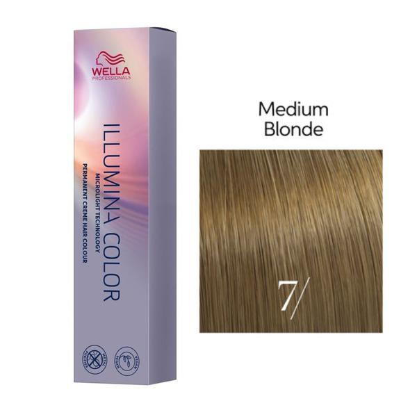 Vopsea Permanenta - Wella Professionals Illumina Color Nuanta 7/ blond mediu Vopsea Permanenta - Wella Professionals Illumina Color Nuanta 7/ blond mediu