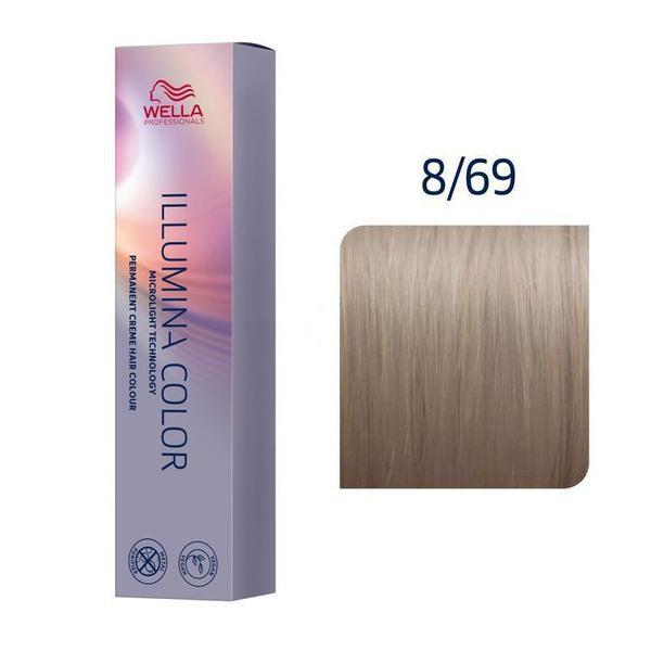 Vopsea Permanenta - Wella Professionals Illumina Color Nuanta 8/69 blond deschis violet perlat Vopsea Permanenta - Wella Professionals Illumina Color Nuanta 8/69 blond deschis violet perlat