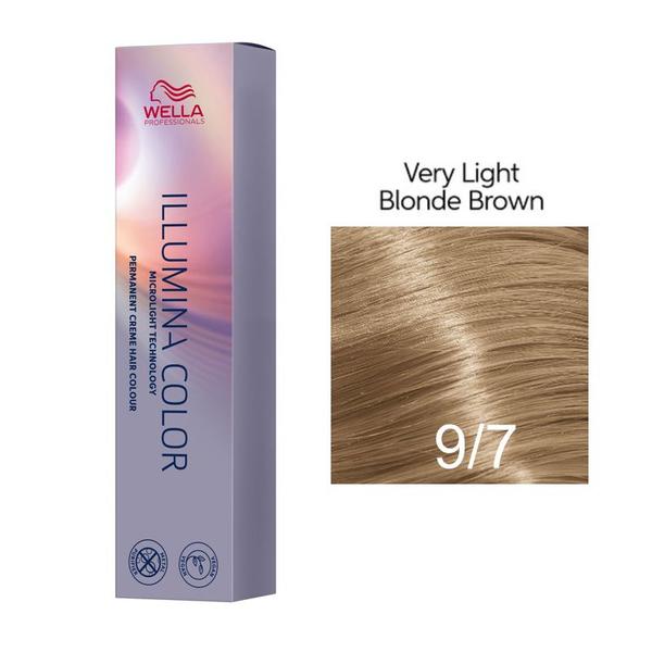 Vopsea Permanenta - Wella Professionals Illumina Color Nuanta 9/7 blond luminos maro Vopsea Permanenta - Wella Professionals Illumina Color Nuanta 9/7 blond luminos maro