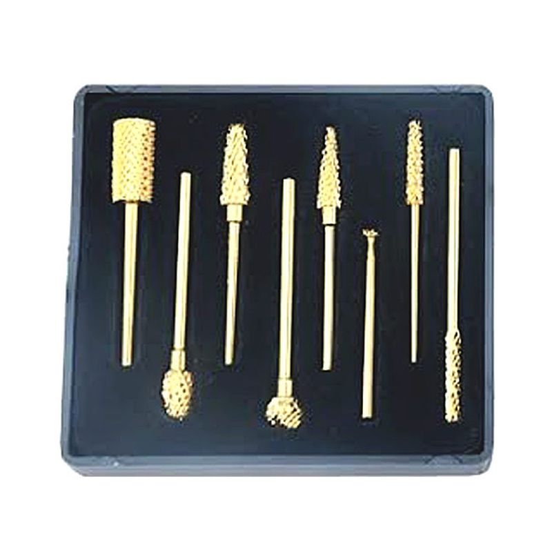 Freze Diamantate Capete Aurite - Prima Golden-Plated Diamond Nail Drills Bits with Tungsten Carbide Heads Freze Diamantate Capete Aurite - Prima Golden-Plated Diamond Nail Drills Bits with Tungsten Carbide Heads