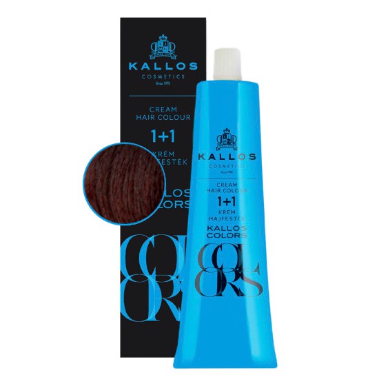 Vopsea Permanenta - Kallos Colors Cream Hair Colour nuanta 6M Mahon Inchis Vopsea Permanenta - Kallos Colors Cream Hair Colour nuanta 6M Mahon Inchis