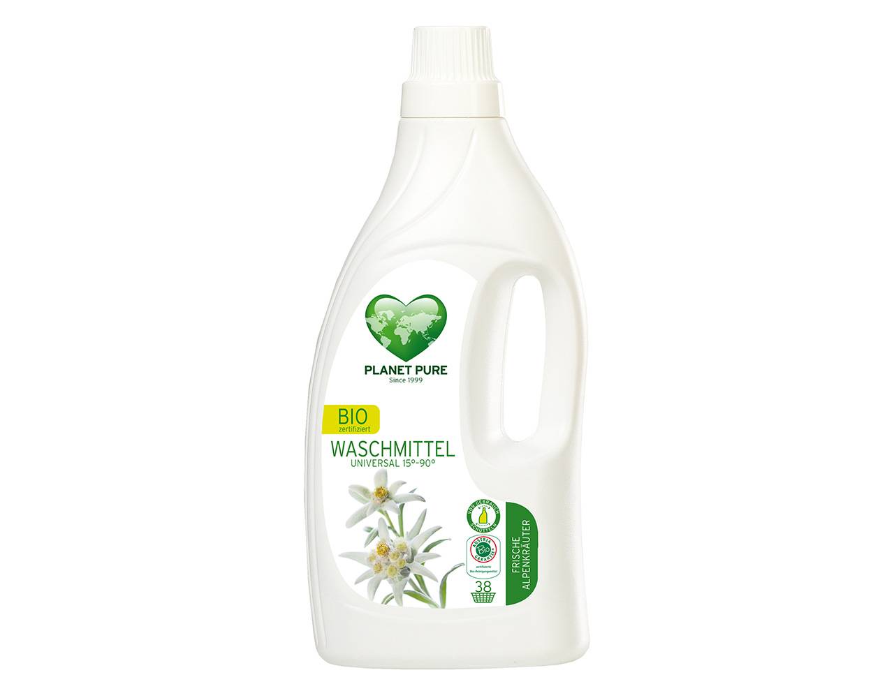 Detergent de rufe - flori de munte, eco-bio 1.55L Planet Pure