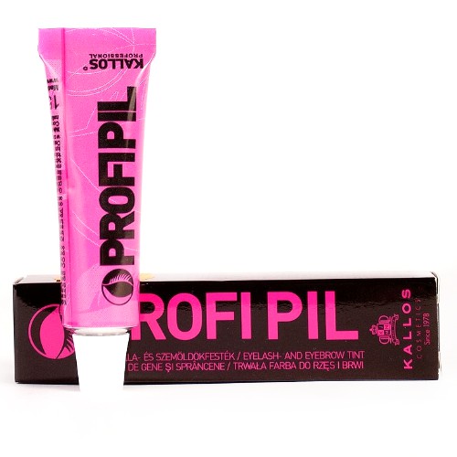 Vopsea pentru Gene si Sprancene - Kallos Profi Pil Eyelash and Eyebrow Tint, negru, 15ml Vopsea pentru Gene si Sprancene - Kallos Profi Pil Eyelash and Eyebrow Tint, negru, 15ml