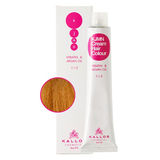 Vopsea Permanenta - Blond Auriu Deschis - Kallos KJMN Cream Hair Colour nuanta 8.3 Light Golden Blond 100ml Vopsea Permanenta - Blond Auriu Deschis - Kallos KJMN Cream Hair Colour nuanta 8.3 Light Golden Blond 100ml