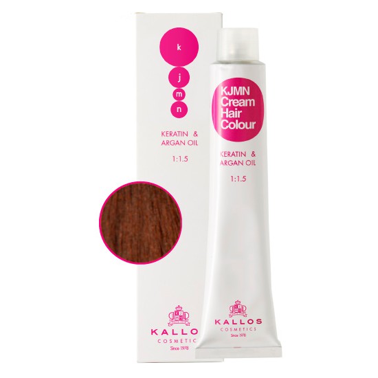 Vopsea Permanenta - Blond Auriu Inchis - Kallos KJMN Cream Hair Colour nuanta 6.3 Dark Golden Blond 100ml Vopsea Permanenta - Blond Auriu Inchis - Kallos KJMN Cream Hair Colour nuanta 6.3 Dark Golden Blond 100ml