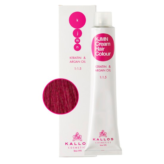 Vopsea Permanenta - Violet Stralucitor - Kallos KJMN Cream Hair Colour nuanta 5.66 I Brilliant Violet 100ml Vopsea Permanenta - Violet Stralucitor - Kallos KJMN Cream Hair Colour nuanta 5.66 I Brilliant Violet 100ml