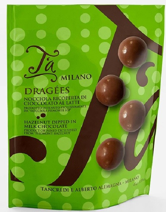 Alune de padure trase in ciocolata cu lapte - Pockets | T'A Milano Alune de padure trase in ciocolata cu lapte - Pockets | T'A Milano