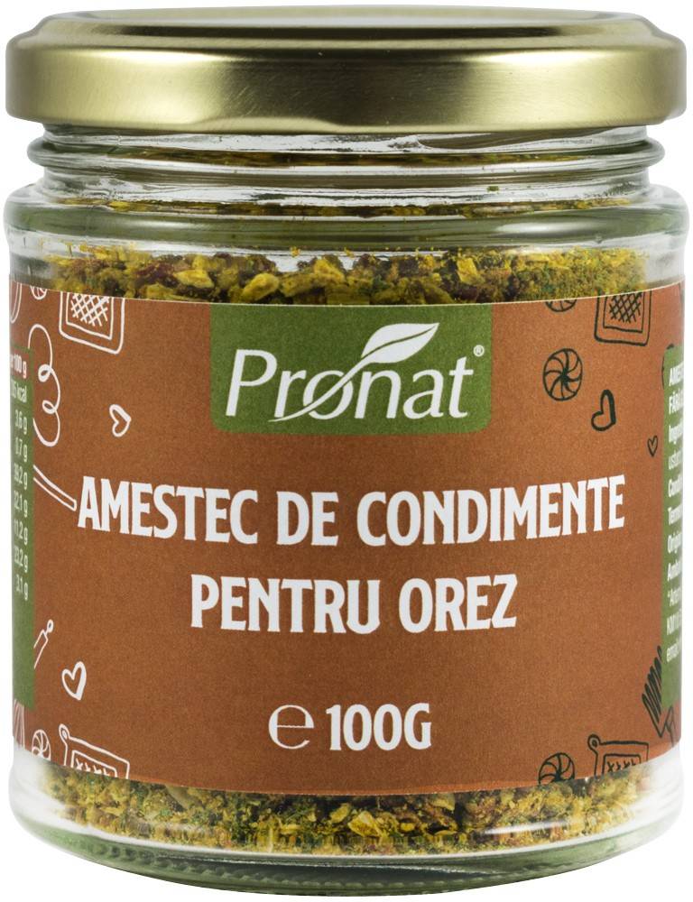 Amestec de condimente pentru orez, 100g Pronat