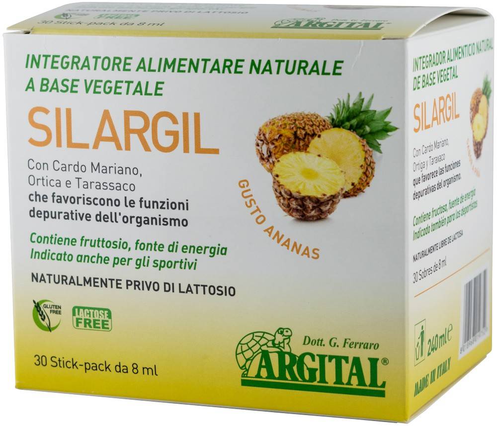 Silargil, supliment alimentar pe baza de plante, 30buc - Argital