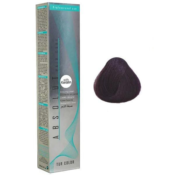 Vopsea Permanenta Absolut Hair Care Colouring Cream, nuanta 4.71 - Rosu Violet, 100ml Vopsea Permanenta Absolut Hair Care Colouring Cream, nuanta 4.71 - Rosu Violet, 100ml