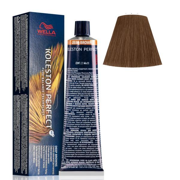 Vopsea Crema Permanenta - Wella Professionals Koleston Perfect ME+ Deep Browns, nuanta 7/7 Blond Mediu Castaniu Vopsea Crema Permanenta - Wella Professionals Koleston Perfect ME+ Deep Browns, nuanta 7/7 Blond Mediu Castaniu