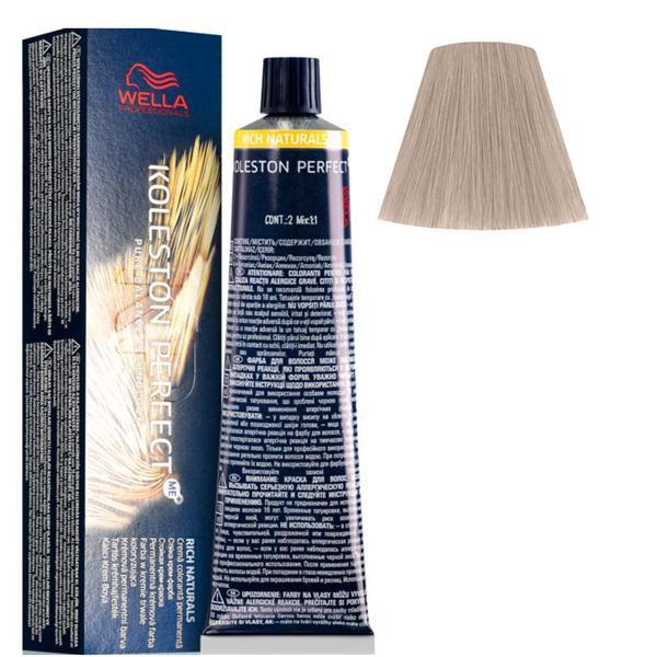 Vopsea Crema Permanenta - Wella Professionals Koleston Perfect ME+ Rich Naturals, nuanta 10/8 Blond Luminos Deschis Albastrui Vopsea Crema Permanenta - Wella Professionals Koleston Perfect ME+ Rich Naturals, nuanta 10/8 Blond Luminos Deschis Albastrui