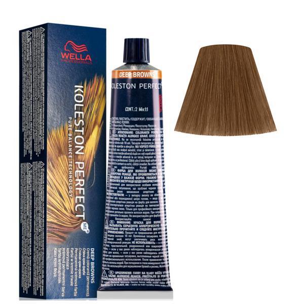 Vopsea Crema Permanenta - Wella Professionals Koleston Perfect ME+ Deep Browns, nuanta 7/73 Blond Mediu Maro Auriu Vopsea Crema Permanenta - Wella Professionals Koleston Perfect ME+ Deep Browns, nuanta 7/73 Blond Mediu Maro Auriu
