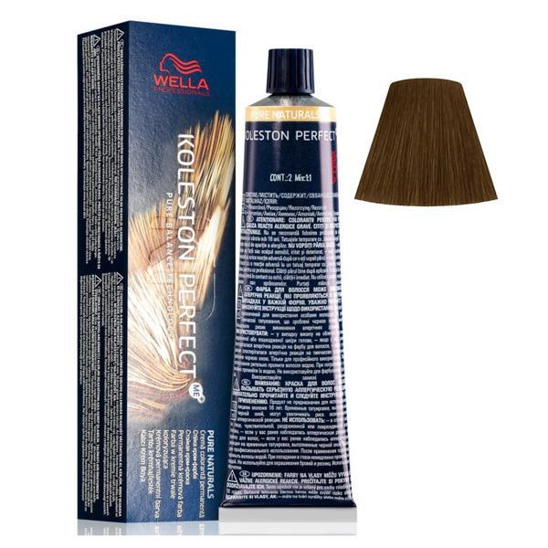 Vopsea Crema Permanenta - Wella Professionals Koleston Perfect ME+ Pure Naturals, nuanta 6/07 Blond Inchis Castaniu Natural Vopsea Crema Permanenta - Wella Professionals Koleston Perfect ME+ Pure Naturals, nuanta 6/07 Blond Inchis Castaniu Natural