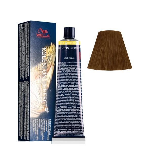 Vopsea Crema Permanenta - Wella Professionals Koleston Perfect ME+ Pure Naturals, nuanta 7/03 Blond Mediu Auriu Natural Vopsea Crema Permanenta - Wella Professionals Koleston Perfect ME+ Pure Naturals, nuanta 7/03 Blond Mediu Auriu Natural