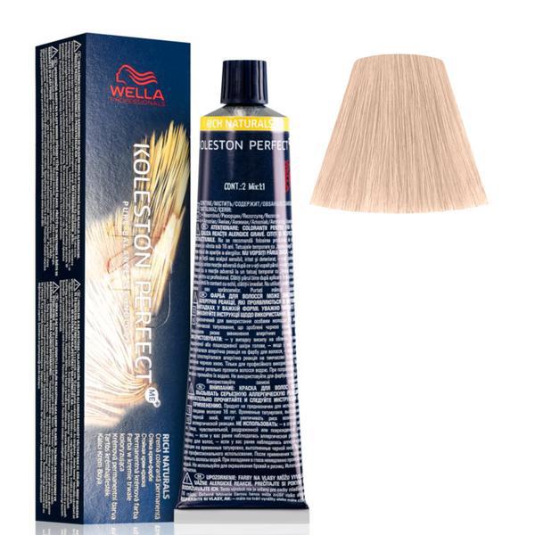 Vopsea Crema Permanenta - Wella Professionals Koleston Perfect ME+ Rich Naturals, nuanta 10/96 Blond Luminos Deschis Perlat Violet Vopsea Crema Permanenta - Wella Professionals Koleston Perfect ME+ Rich Naturals, nuanta 10/96 Blond Luminos Deschis Perlat Violet