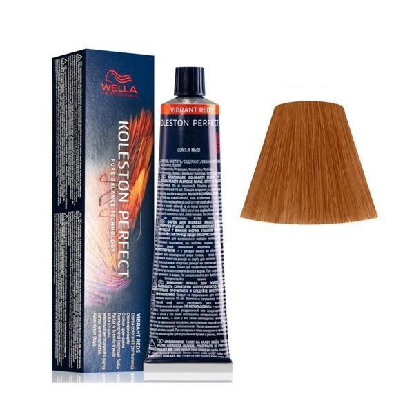 Vopsea Crema Permanenta - Wella Professionals Koleston Perfect Vibrant Reds, nuanta 8/34 Blond Deschis Auriu Aramiu Vopsea Crema Permanenta - Wella Professionals Koleston Perfect Vibrant Reds, nuanta 8/34 Blond Deschis Auriu Aramiu