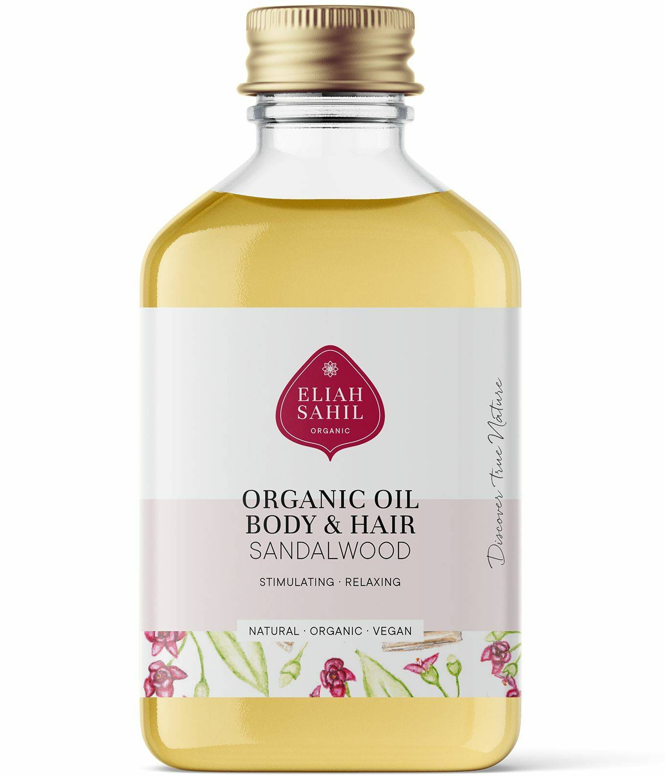 Ulei de santal pentru corp si par, eco-bio, 100ml - Eliah Sahil