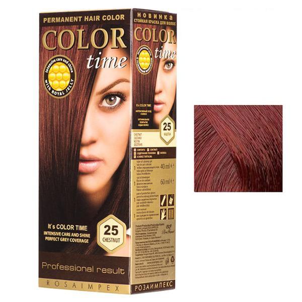Vopsea Permanenta pentru Par Rosa Impex Color Time, nuanta 66 Ruby Dream Vopsea Permanenta pentru Par Rosa Impex Color Time, nuanta 66 Ruby Dream