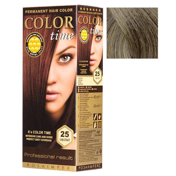 Vopsea Permanenta pentru Par Rosa Impex Color Time, nuanta 70 Dark Ash Blonde Vopsea Permanenta pentru Par Rosa Impex Color Time, nuanta 70 Dark Ash Blonde