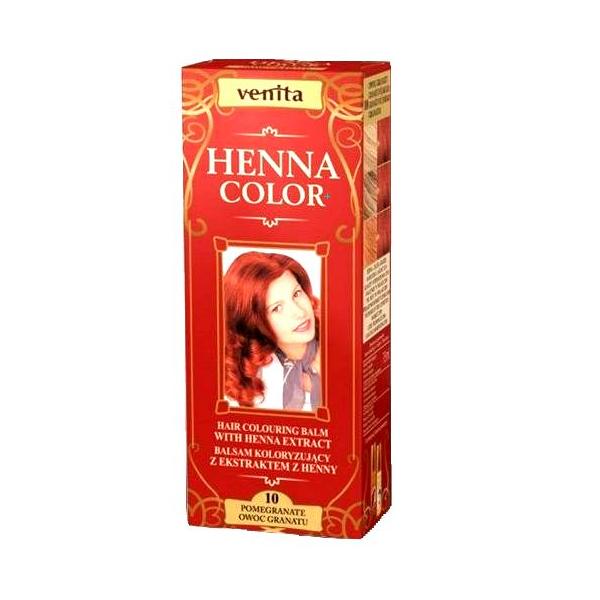 Balsam Colorant cu Extract de Henna Henna Sonia, Nr.10 Rosu Rodie 75 ml Balsam Colorant cu Extract de Henna Henna Sonia, Nr.10 Rosu Rodie 75 ml