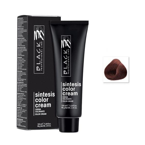Vopsea Crema Permanenta - Black Professional Line Sintesis Color Cream, nuanta 4.4 Copper Medium Brown, 100ml Vopsea Crema Permanenta - Black Professional Line Sintesis Color Cream, nuanta 4.4 Copper Medium Brown, 100ml