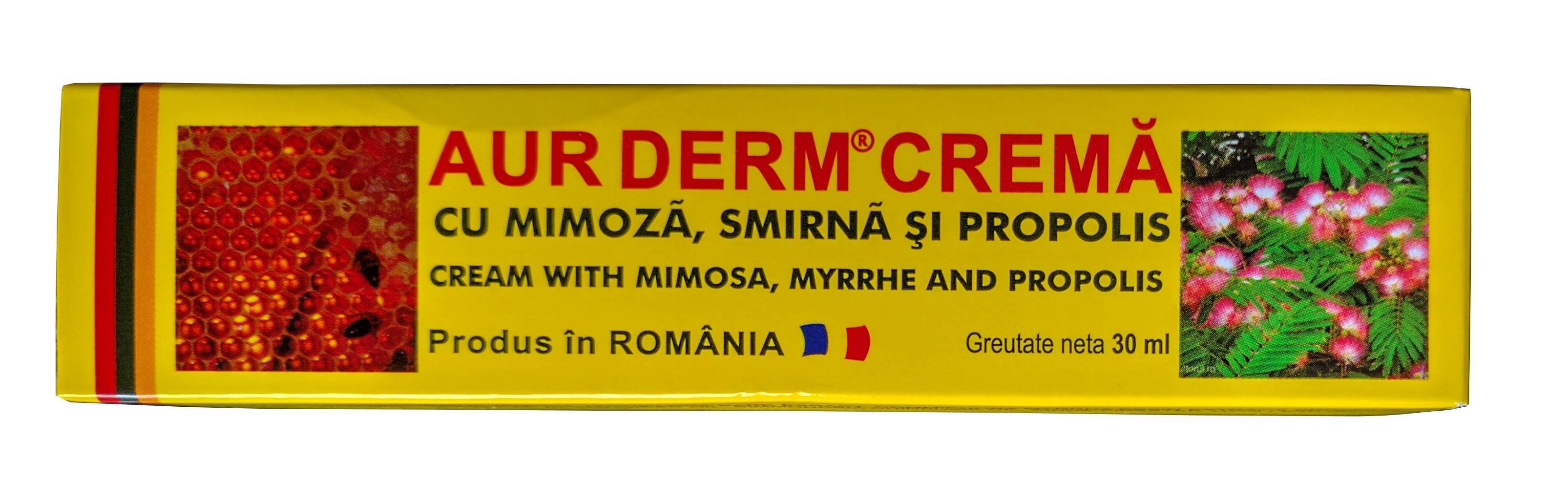 Aur Derm - Crema Cu Mimoza, Smirna Si Propolis 30ml - LAUR MED