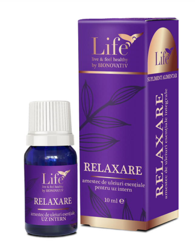 Relaxare, amestec de uleiuri esentiale, 10ml - Bionovativ