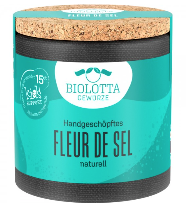 Flori de sare naturala, eco-bio, 55g - BioLotta