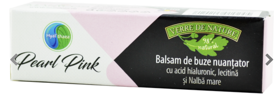 Balsam de Buze Nuantator cu Acid Hialuronic Pearl Pink 4.8g - Manicos