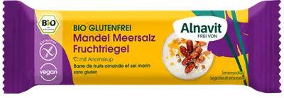 Baton cu migdale si sare de mare, fara gluten, eco-bio, 40g - Alnavit