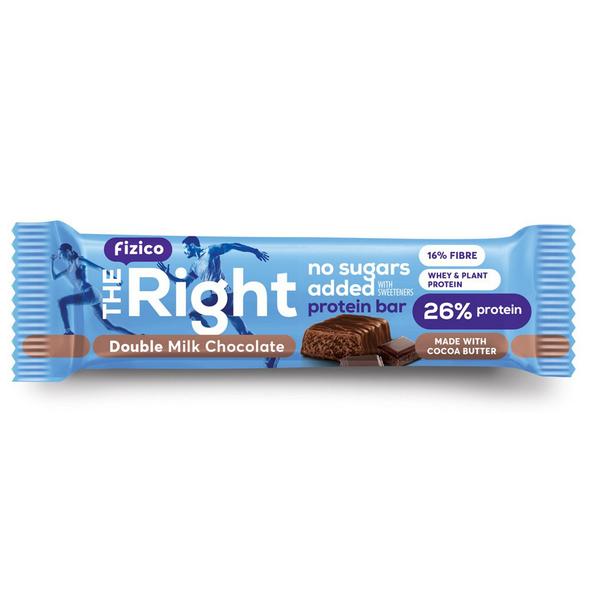 Baton Proteic Fizico The Right cu Ciocolata cu Lapte Sly Nutritia, 60 g Baton Proteic Fizico The Right cu Ciocolata cu Lapte Sly Nutritia, 60 g