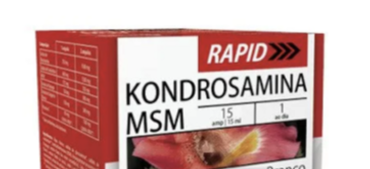 Kondrosamina MSM Rapid 15flacoane, Dietmed - Type Nature