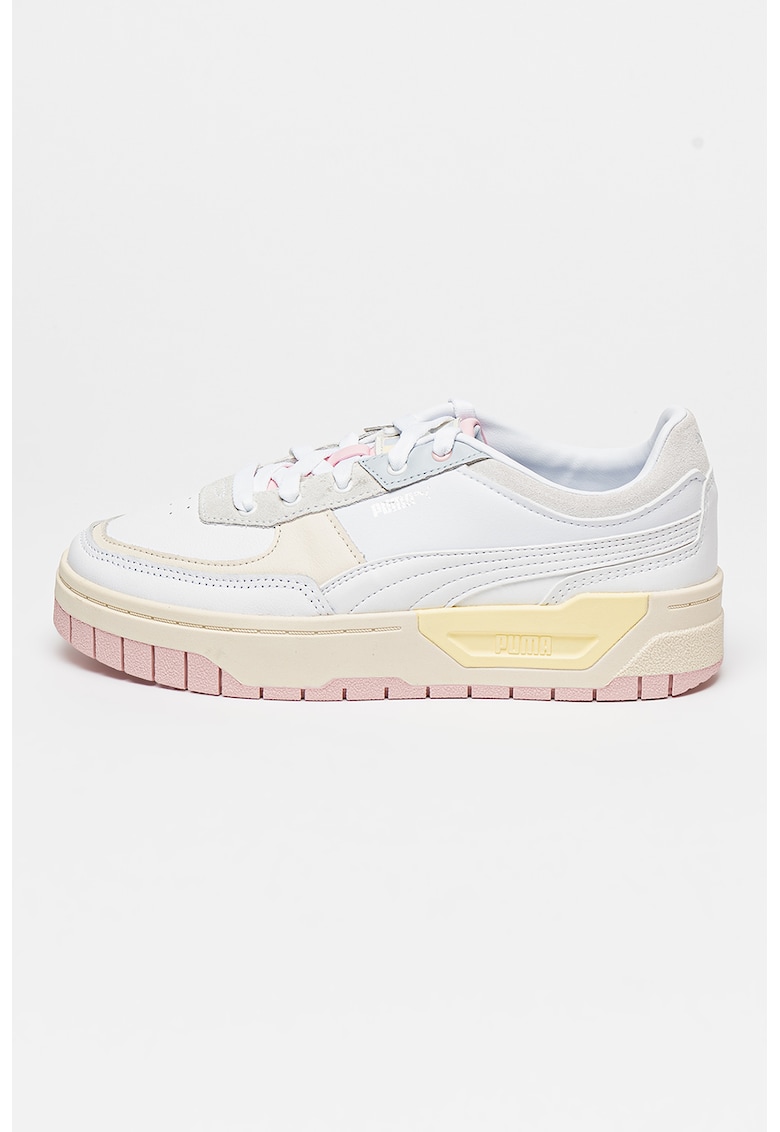 Pantofi sport cu garnituri din piele si piele intoarsa Cali Dream Pantofi sport cu garnituri din piele si piele intoarsa Cali Dream