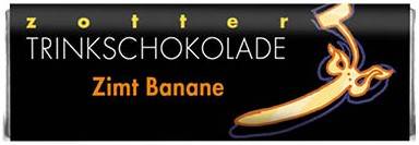 Baton de ciocolata calda cu scortisoara si banane, ECO-BIO, FAIRTRADE, 22g Zotter