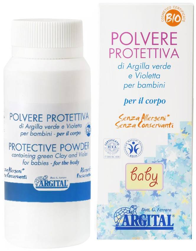 Pudra protectoare pentru copii, 60 g, Argital