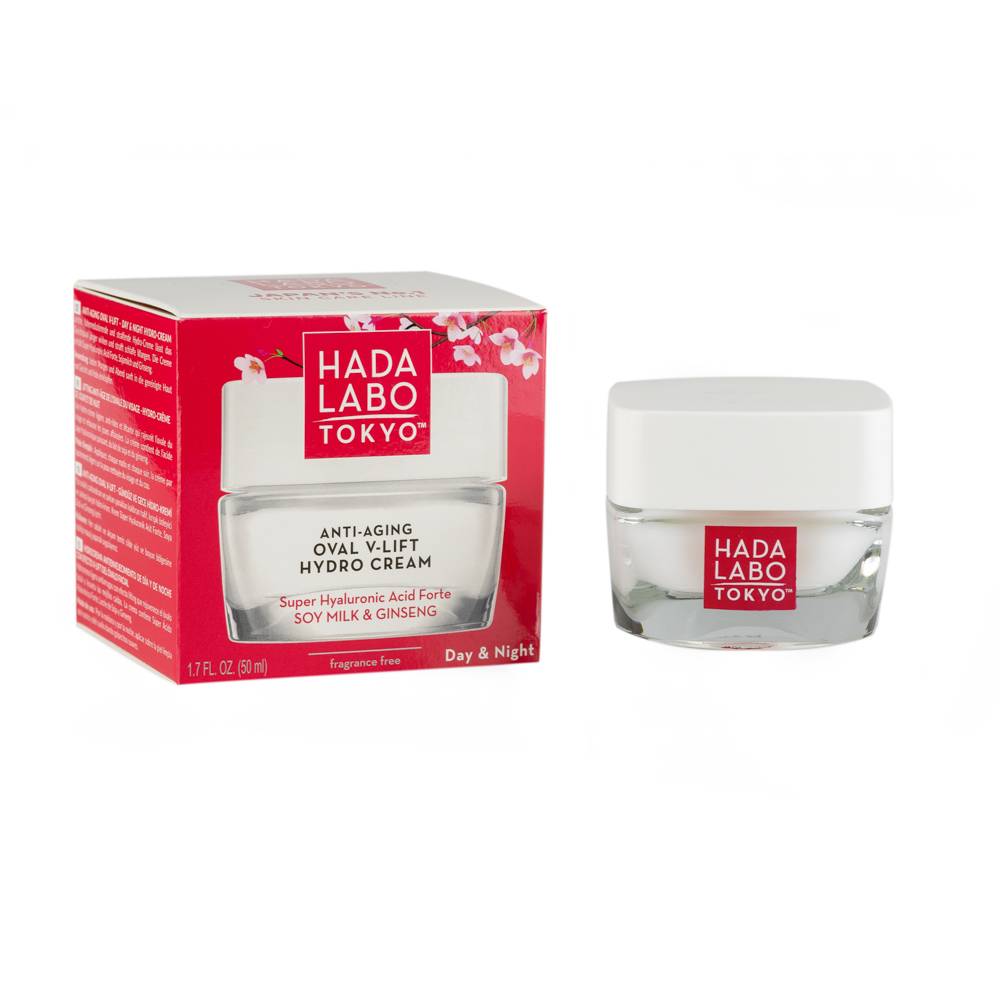 Anti-aging Oval V-Lift - Crema de zi anti-aging fara parfum cu acid super hialuronic, 50 ml, Hada Labo Tokyo Anti-aging Oval V-Lift - Crema de zi anti-aging fara parfum cu acid super hialuronic, 50 ml, Hada Labo Tokyo