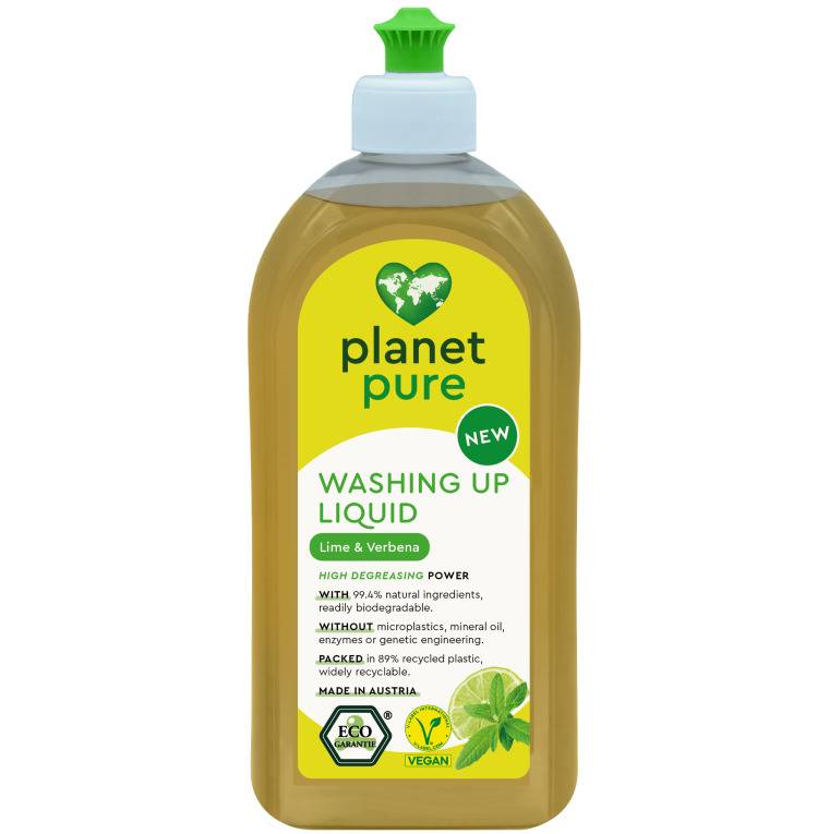 Detergent pentru vase cu lime si verbena - eco-bio, 500ml Planet Pure