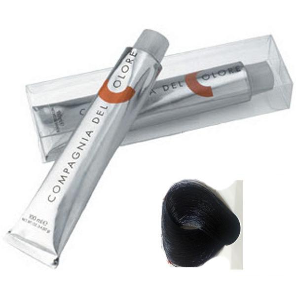 Vopsea Crema Permanenta Compagnia del Colore, nuanta Nero Blu 1.10, 100 ml - Amonia Free Vopsea Crema Permanenta Compagnia del Colore, nuanta Nero Blu 1.10, 100 ml - Amonia Free