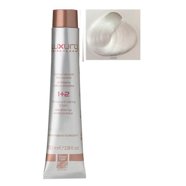 Vopsea Crema Permanenta Luxury Green Light, nuanta Joker, 100 ml - Corector Vopsea Crema Permanenta Luxury Green Light, nuanta Joker, 100 ml - Corector