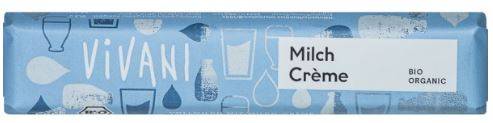 Baton de ciocolata cu crema de lapte Eco-Bio 40g - Vivani
