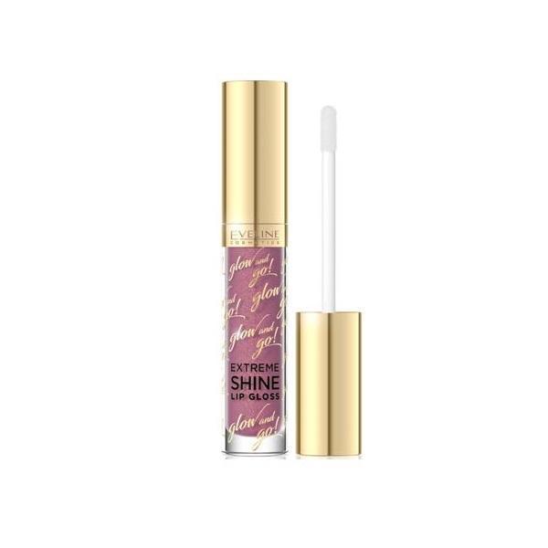 Luciu de buze, Eveline Cosmetics, Glow and go! Extreme Shine Lip Gloss, 02 Candy Pink, 4.5 ml Luciu de buze, Eveline Cosmetics, Glow and go! Extreme Shine Lip Gloss, 02 Candy Pink, 4.5 ml