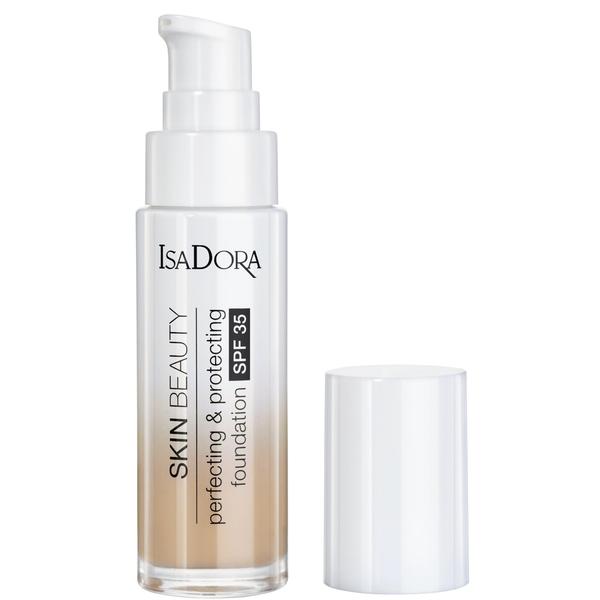 Fond de Ten Protector - Skin Beauty Perfecting & Protecting Foundation SPF 35 Isodora 30 ml, nuanta 04 Sand Fond de Ten Protector - Skin Beauty Perfecting & Protecting Foundation SPF 35 Isodora 30 ml, nuanta 04 Sand