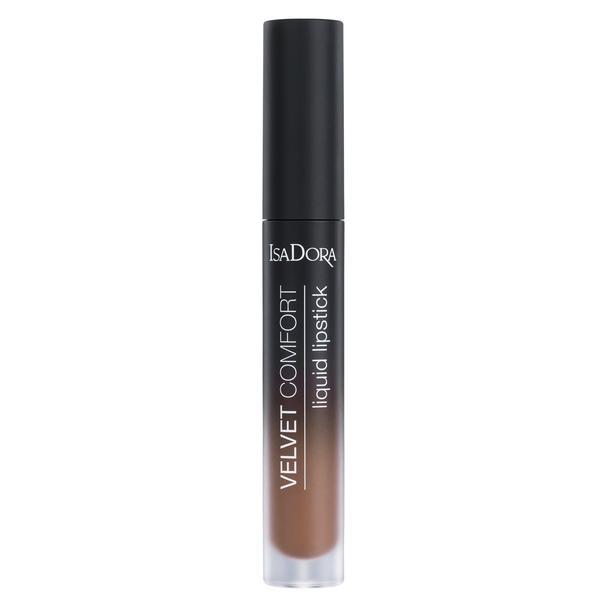 Ruj de Buze Lichid - Velvet Comfort Liquid Lipstick Isadora 4 ml, nuanta 68 Cool Brown Ruj de Buze Lichid - Velvet Comfort Liquid Lipstick Isadora 4 ml, nuanta 68 Cool Brown