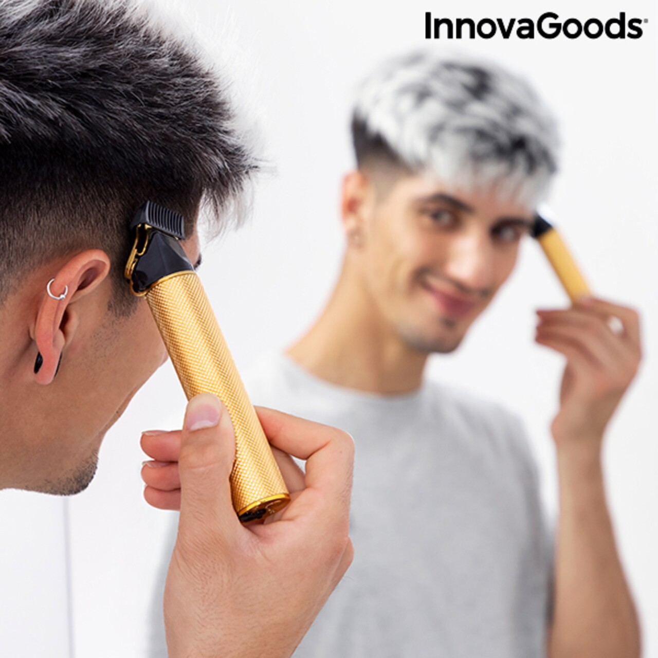 Aparat de tuns profesional reincarcabil cu accesorii Stytrim InnovaGoods Aparat de tuns profesional reincarcabil cu accesorii Stytrim InnovaGoods