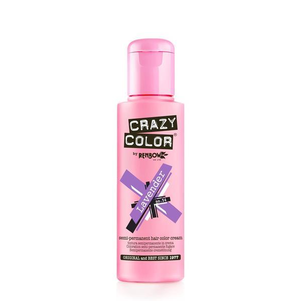Crazy Color vopsea nuantatoare semipermanenta 100 ml - lavender nr.54 Crazy Color vopsea nuantatoare semipermanenta 100 ml - lavender nr.54