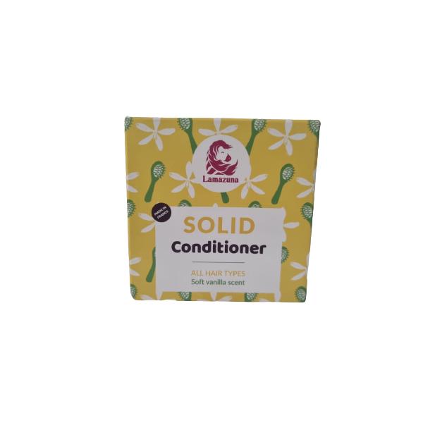 Balsam Solid pentru Toate Tipurile de Par Vanilla Zero Waste Lamazuna, 74 g Balsam Solid pentru Toate Tipurile de Par Vanilla Zero Waste Lamazuna, 74 g
